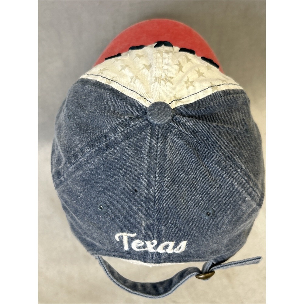 Texas‎ Home Free Ball Cap Hat Adjustable Baseball Red White Blue Stars State - Picture 12 of 16